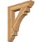 Ekena Millwork Merced Slat Rough Sawn Bracket, Western Red Cedar, 6"W x 34"D x 40"H BKT06X34X40MRC06RWR - alternate 1